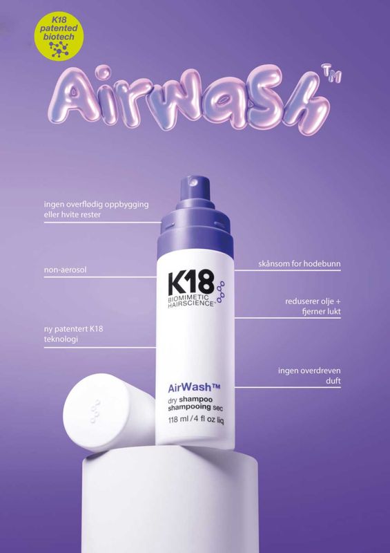 AirWash™ Tørrsjampo